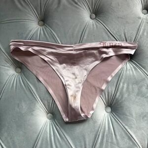 Juicy Couture Light Pink Satin Panties Underwear Women Size Small